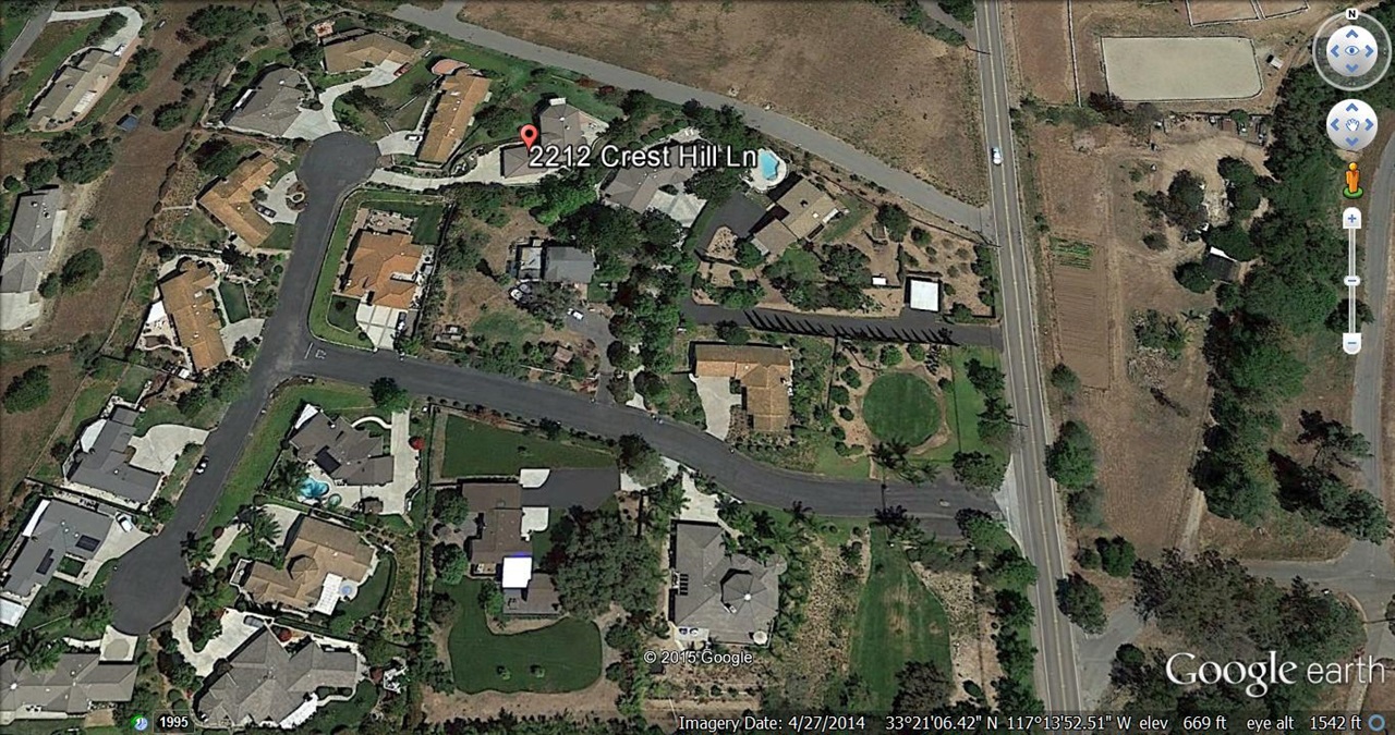 2212 Crest Hill Lane Fallbrook, CA 92028 - Photo 2 of 14 The entrance to Brooke Crest Estates off of Brooke Rd is through a gate. 2212 is at the cul-de-sac end on Brooke Crest Lane.