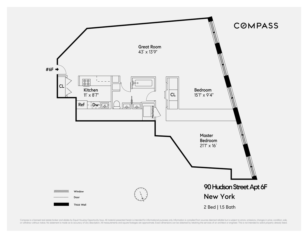 90 Hudson Street, Unit 6F Manhattan, NY 10013 - Photo 7 of 7