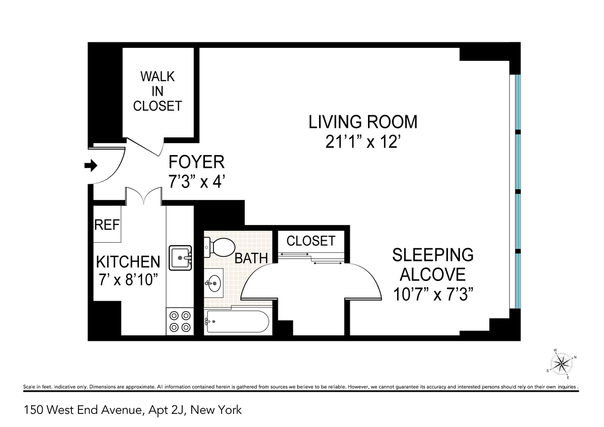 150 West End Avenue, Unit 2J Manhattan, NY 10023 - Photo 8 of 8