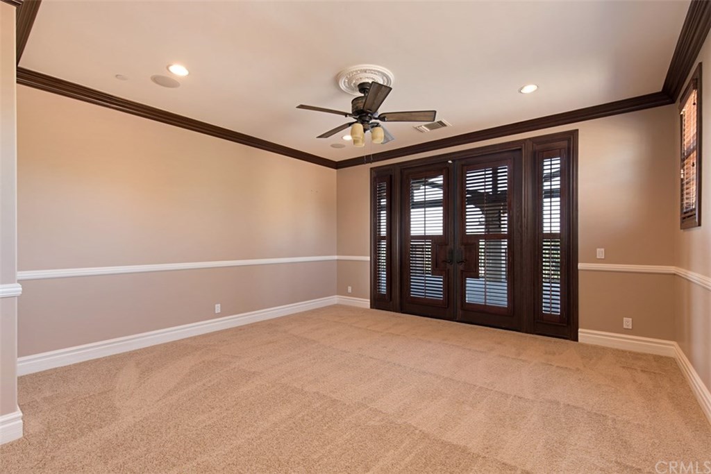 1640 Hillside Avenue Norco, CA 92860 - Photo 50 of 75 Bedroom suite with French doors to covered balcony
