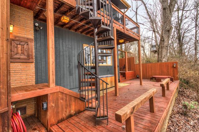 1007 Riverside Drive Old Hickory, TN 37138 - Photo 26 of 30 Extensive outdoor space with spiral staircase access to both levels and a dumbwaiter to the kitchen.