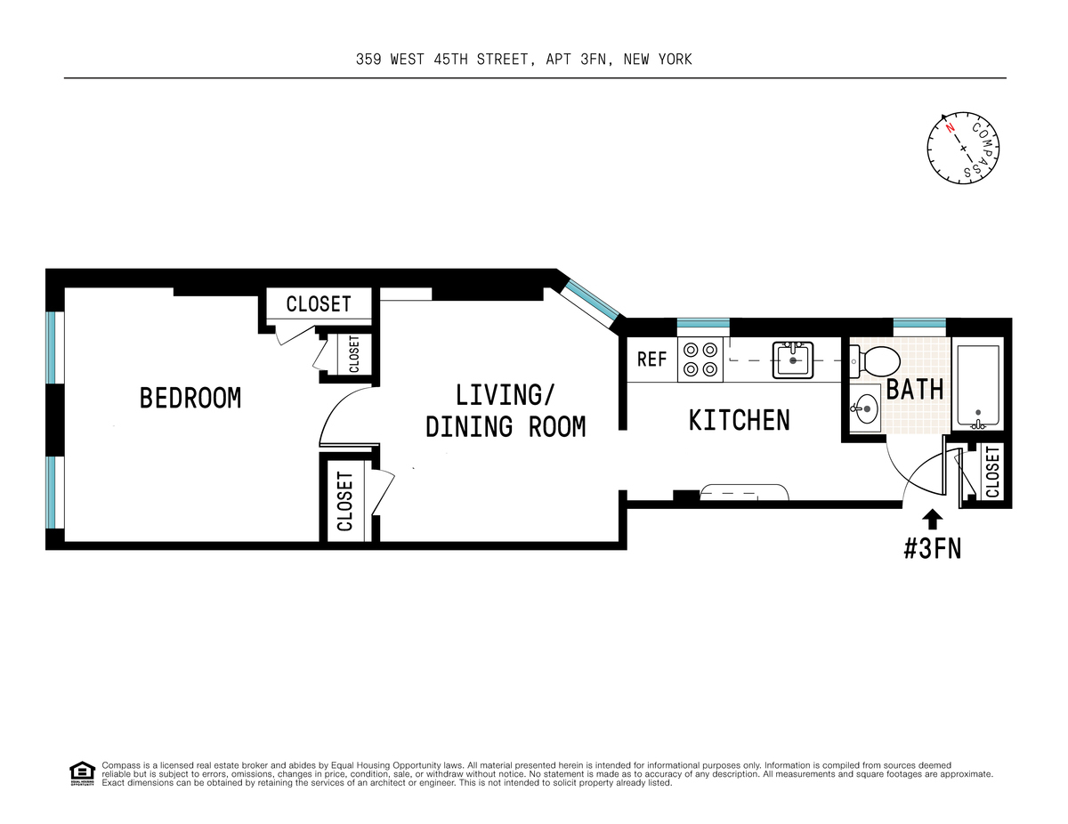 359 West 45th Street, Unit 3FN Manhattan, NY 10036 - Photo 5 of 5