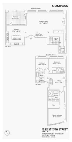 $10,700,000 | 12 East 13th Street, Unit 8 | Greenwich Village