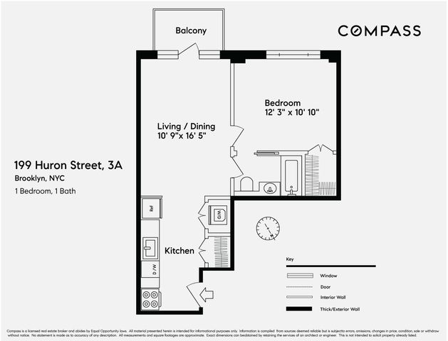 $770,000 | 199 Huron Street, Unit 3A | Greenpoint