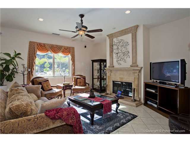 4948 Sleeping Indian Road Fallbrook, CA 92028 - Photo 7 of 25 Family Room Features Custom Fireplace