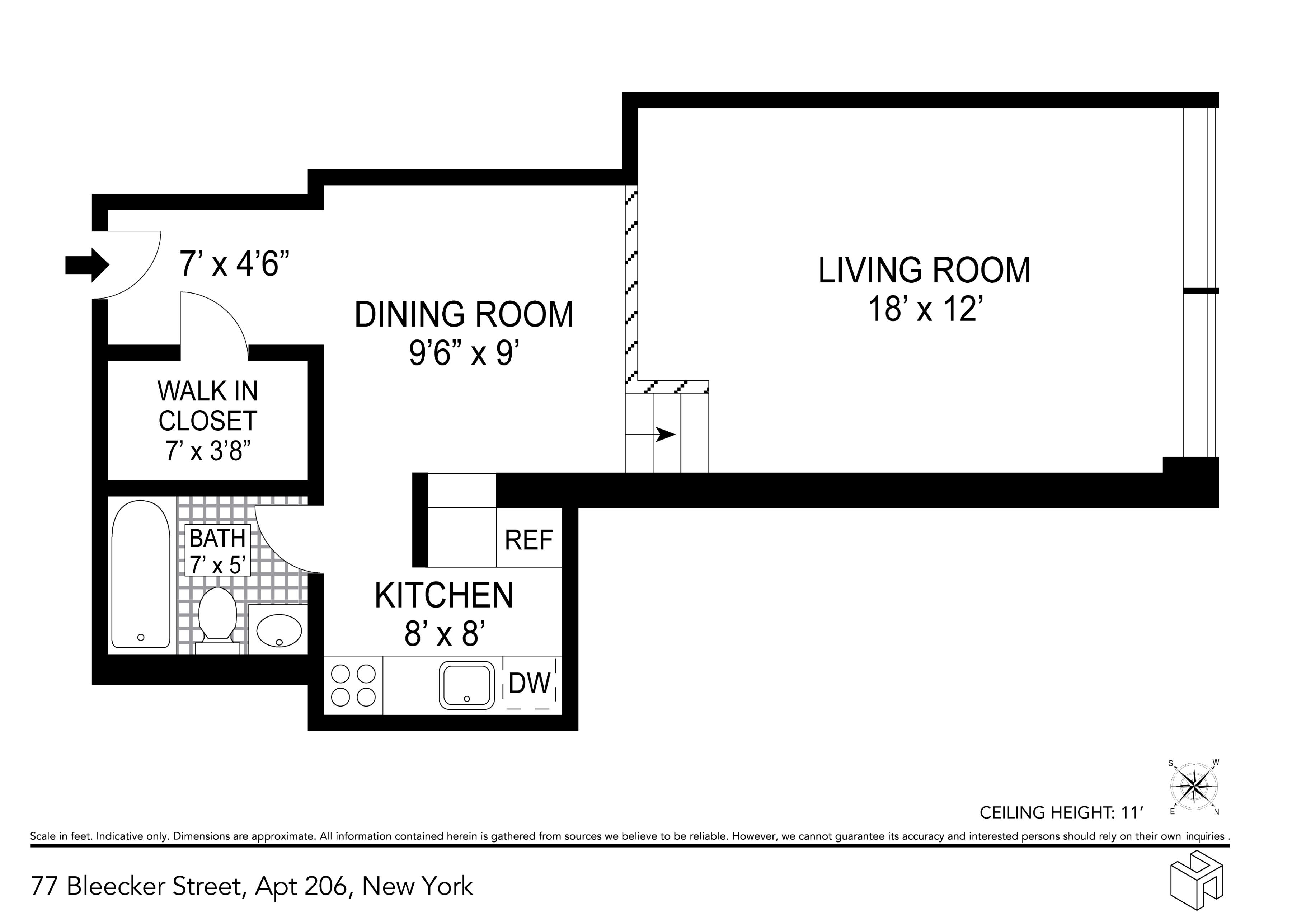 77 Bleecker Street, Unit 206 Manhattan, NY 10012 - Photo 13 of 13