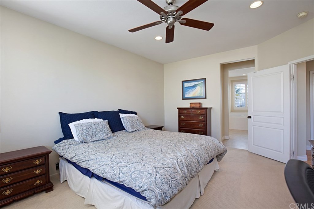 605 Corte Calmo San Clemente, CA 92673 - Photo 13 of 27 Master bedroom located on the upper main level.