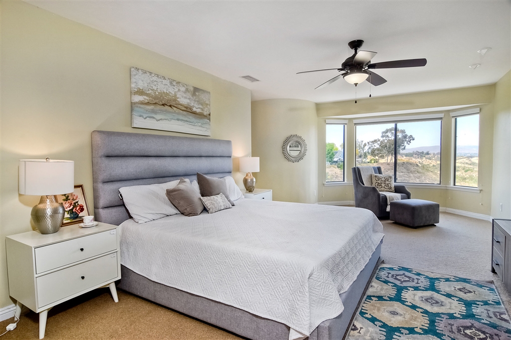 3756 Brand Crest Encinitas, CA 92024 - Photo 16 of 25 large master w beautiful canyon views