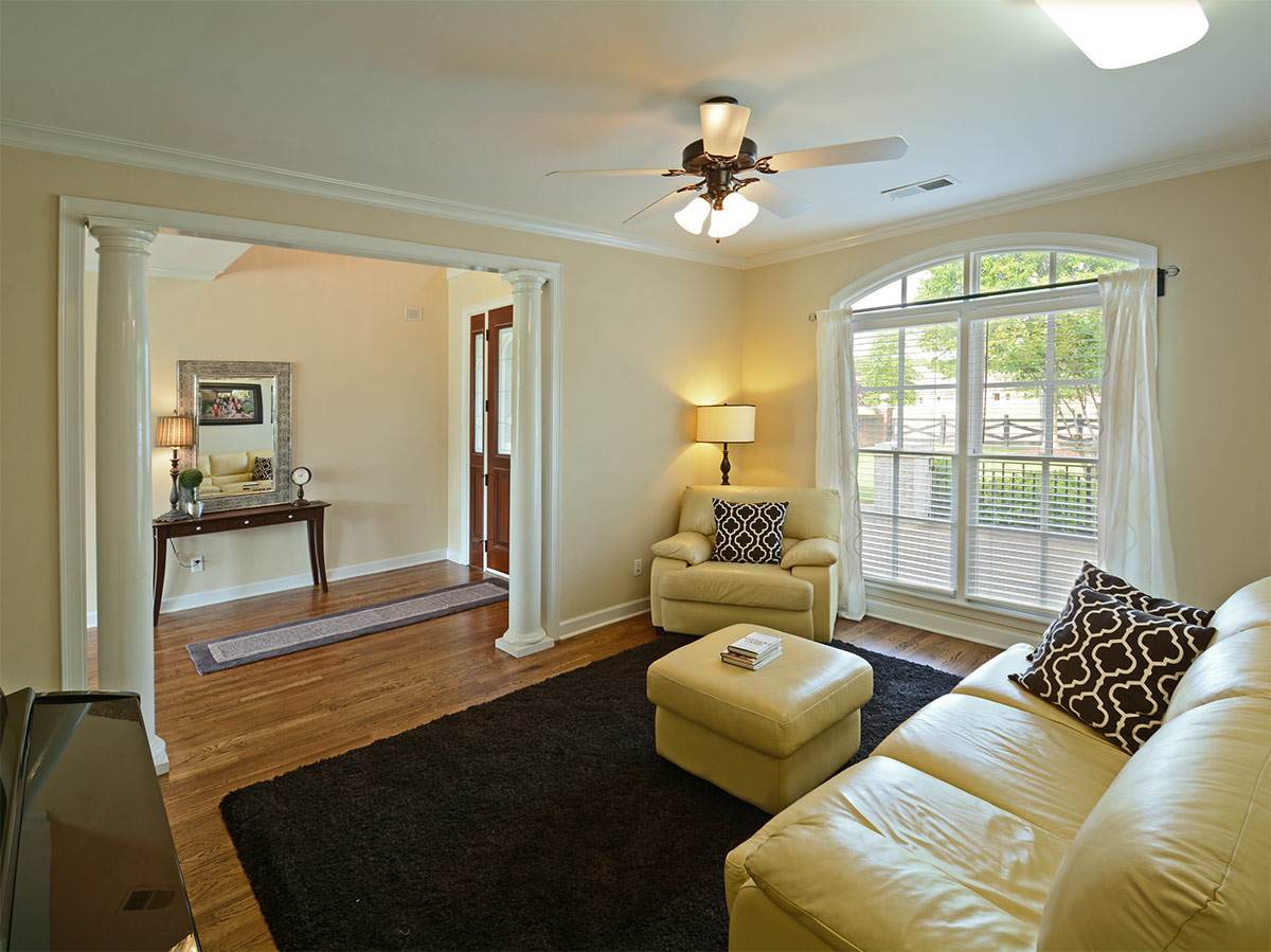 4458 Fleming Road Collierville, TN 38017 - Photo 3 of 25 Off the entry is the dining room. Presently used as a private reading room, this room is perfectly located for entertaining.