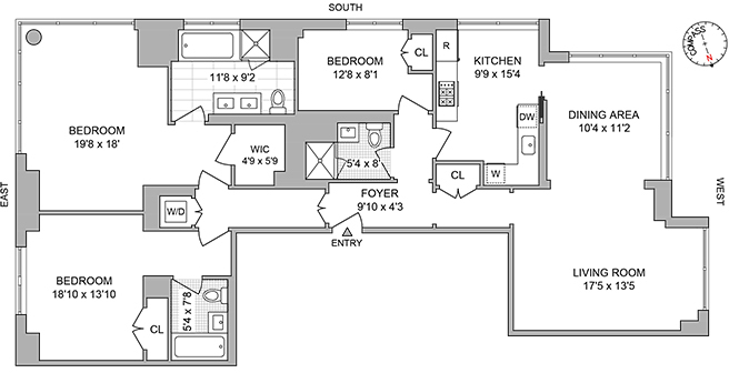 80 Riverside Boulevard, Unit 33B Manhattan, NY 10069 - Photo 10 of 10