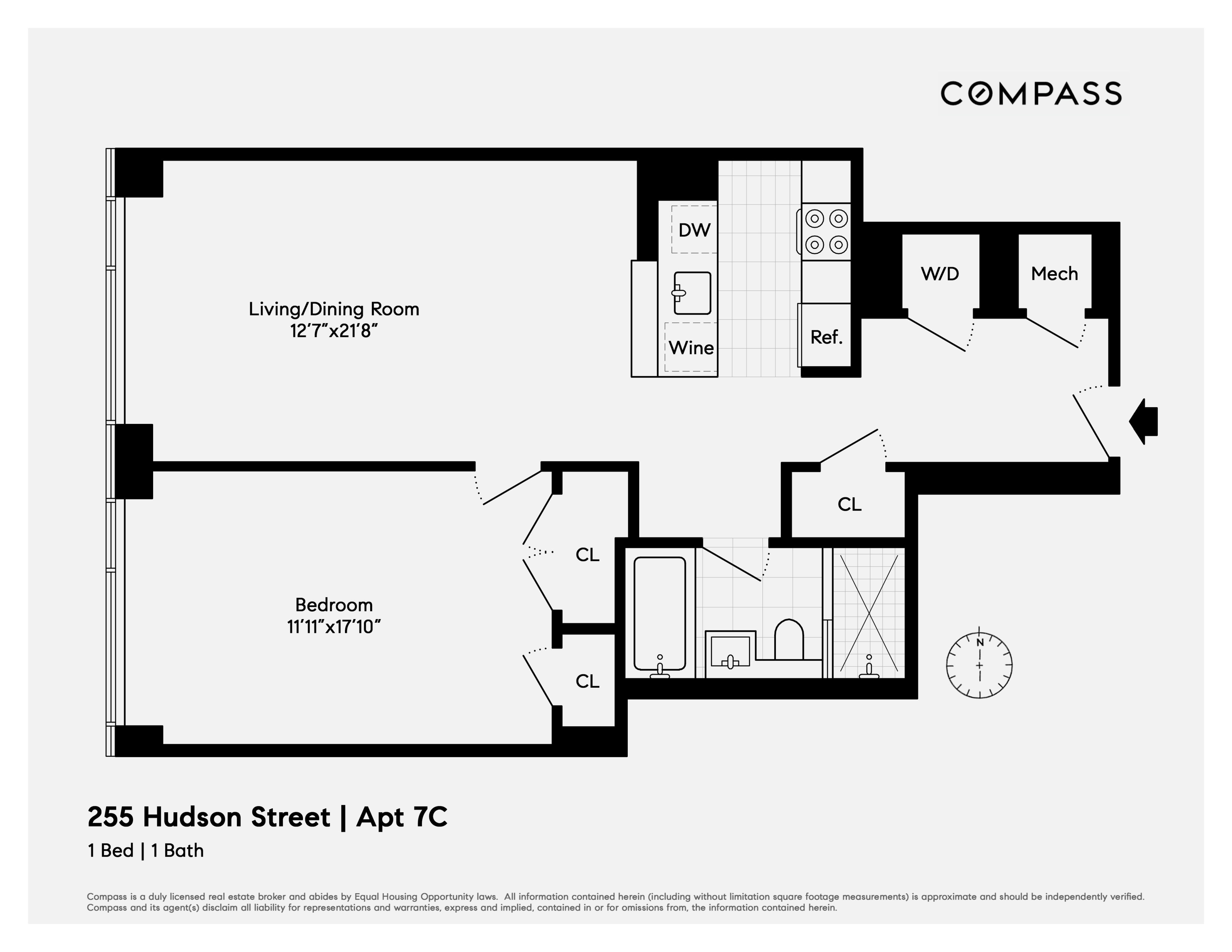 255 Hudson Street, Unit 7C Manhattan, NY 10013 - Photo 8 of 8