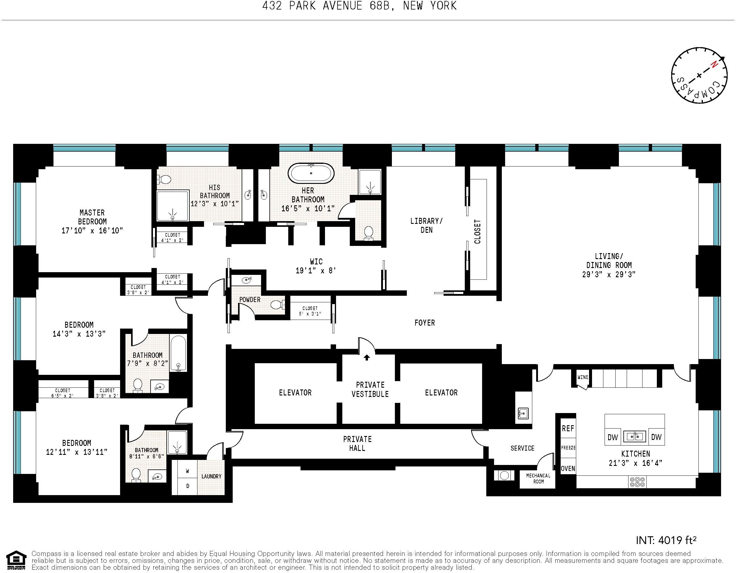 432 Park Avenue, Unit 68B Manhattan, NY 10022 - Photo 17 of 18