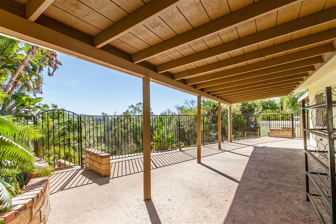 11305 Valle Vista Road Lakeside, CA 92040 - Photo 12 of 25 Covered patio off living room