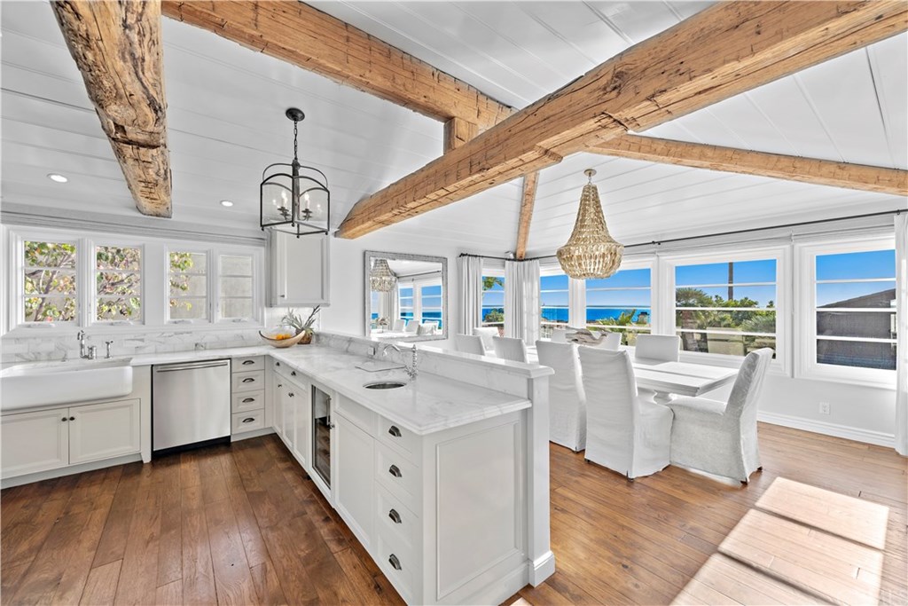 1810 Ocean Way Laguna Beach, CA 92651 - Photo 11 of 24 Kitchen and Dining Room with VIEWS!