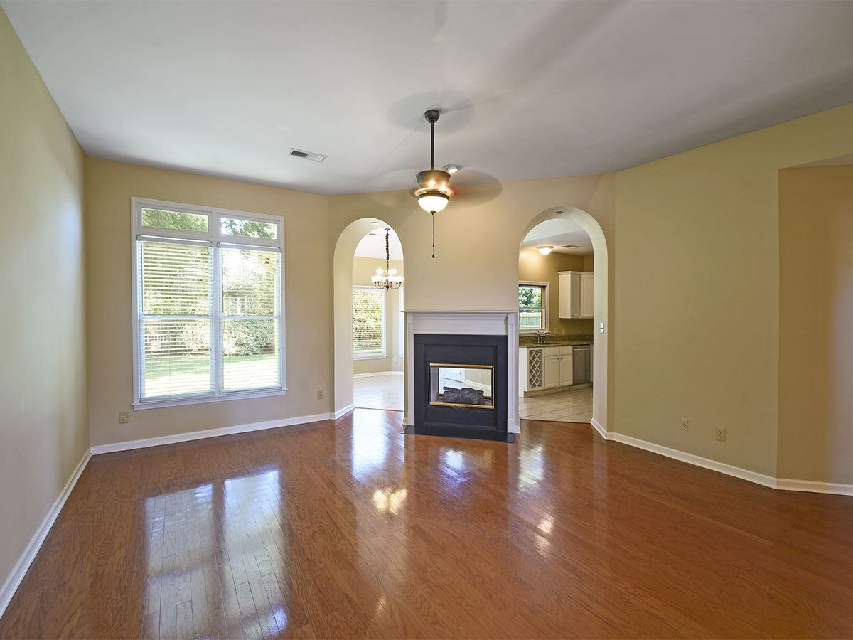 810 Coleherne Road Collierville, TN 38017 - Photo 5 of 17 Open and light,two-sided fireplace,hardwood floors--imagine family time here!!
