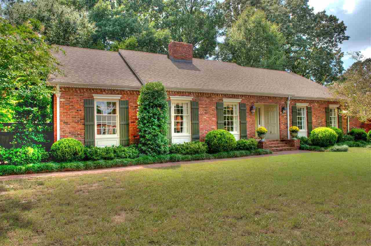 5439 North Angela Road Memphis, TN 38120 - Photo 1 of 22 Handsome brick traditional with custom wood shutters with matching automatic gate and dimensional shingle roof.