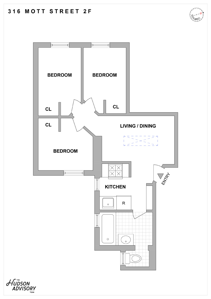 316 Mott Street, Unit 2F Manhattan, NY 10012 - Photo 8 of 8