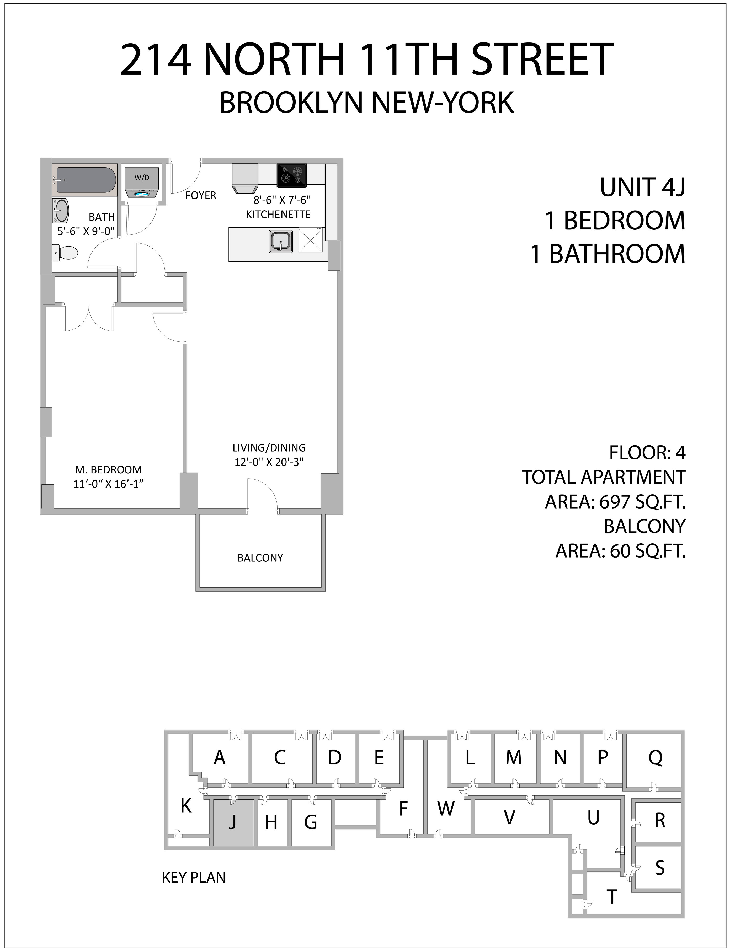 214 North 11th Street, Unit 4J Brooklyn, NY 11211 - Photo 12 of 12