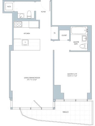 555 West 59th Street, Unit 9D Manhattan, NY 10019 - Photo 5 of 5