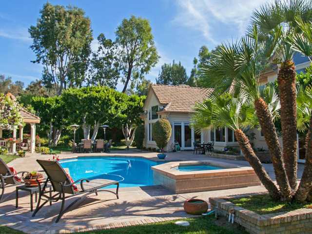 17036 Circa Del Sur Rancho Santa Fe, CA 92067 - Photo 20 of 25 The gazebo, pool & spa area have ample patios and hardscape perfect for entertaining large parties.