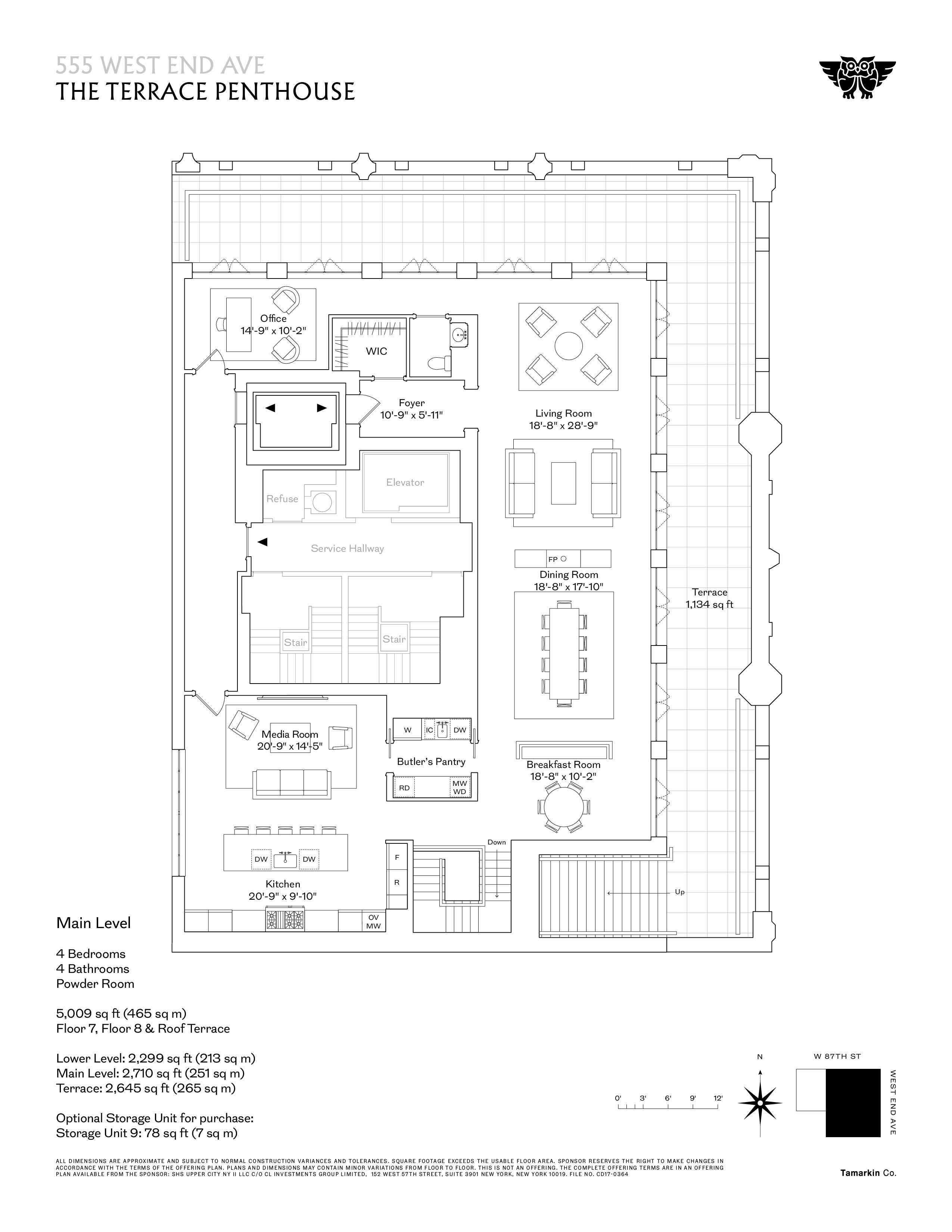 555 West End Avenue, Unit The Terrace Penthouse Manhattan, NY 10024 - Photo 24 of 26