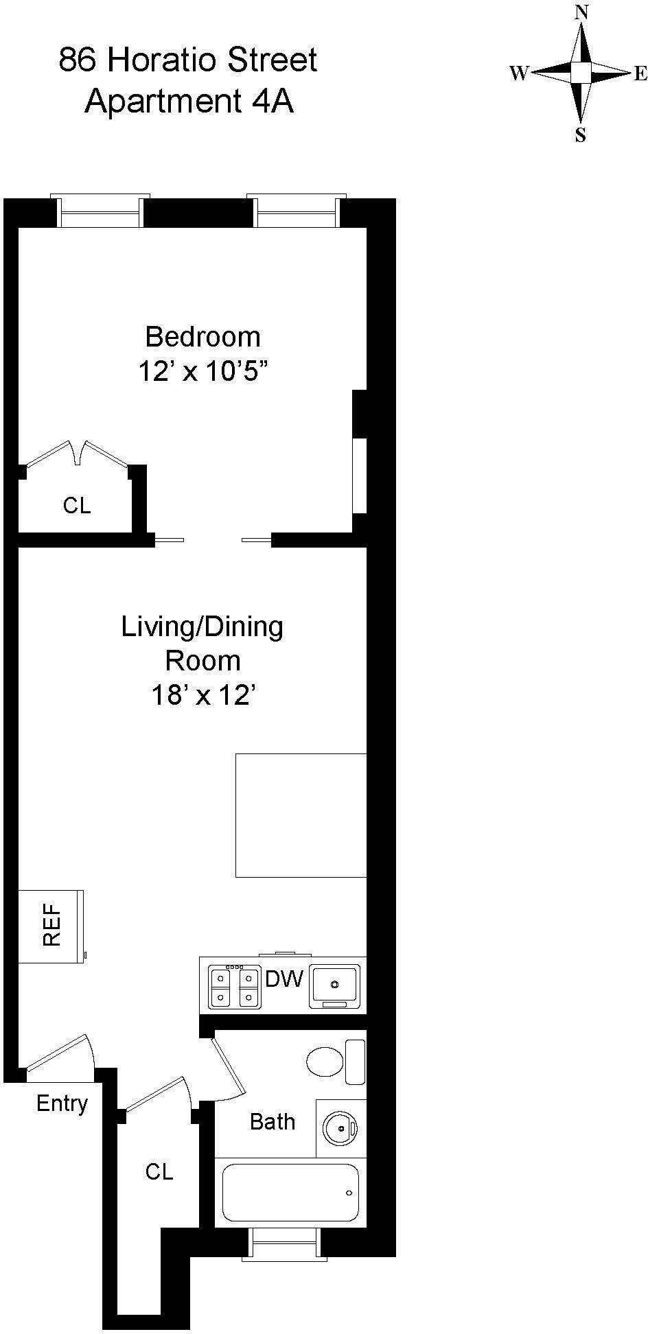 86 Horatio Street, Unit 4A Manhattan, NY 10014 - Photo 7 of 7