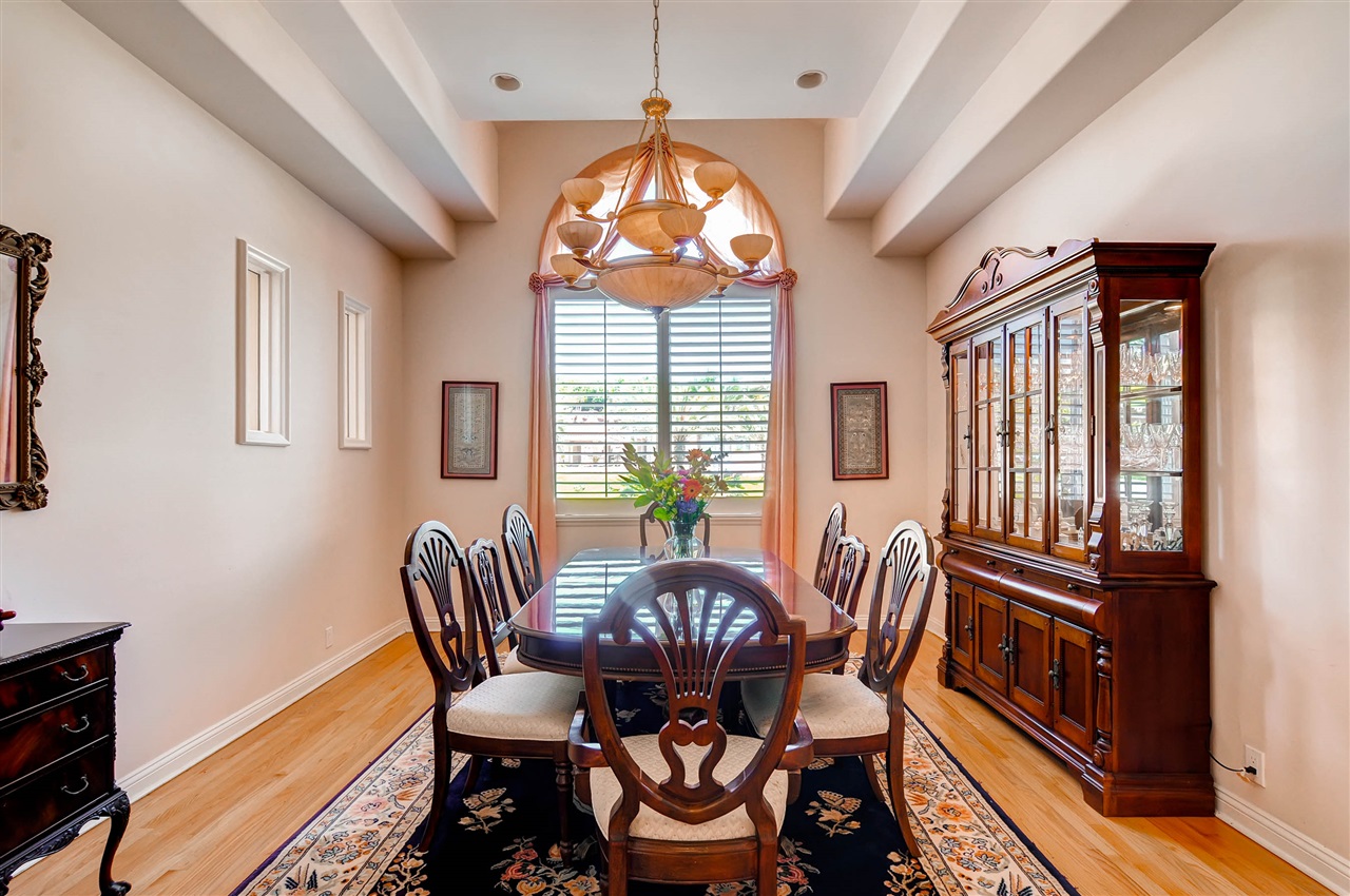 14888 Las Mananas Rancho Santa Fe, CA 92067 - Photo 4 of 25 This dining room is welcoming and spacious for those special entertaining occasions.