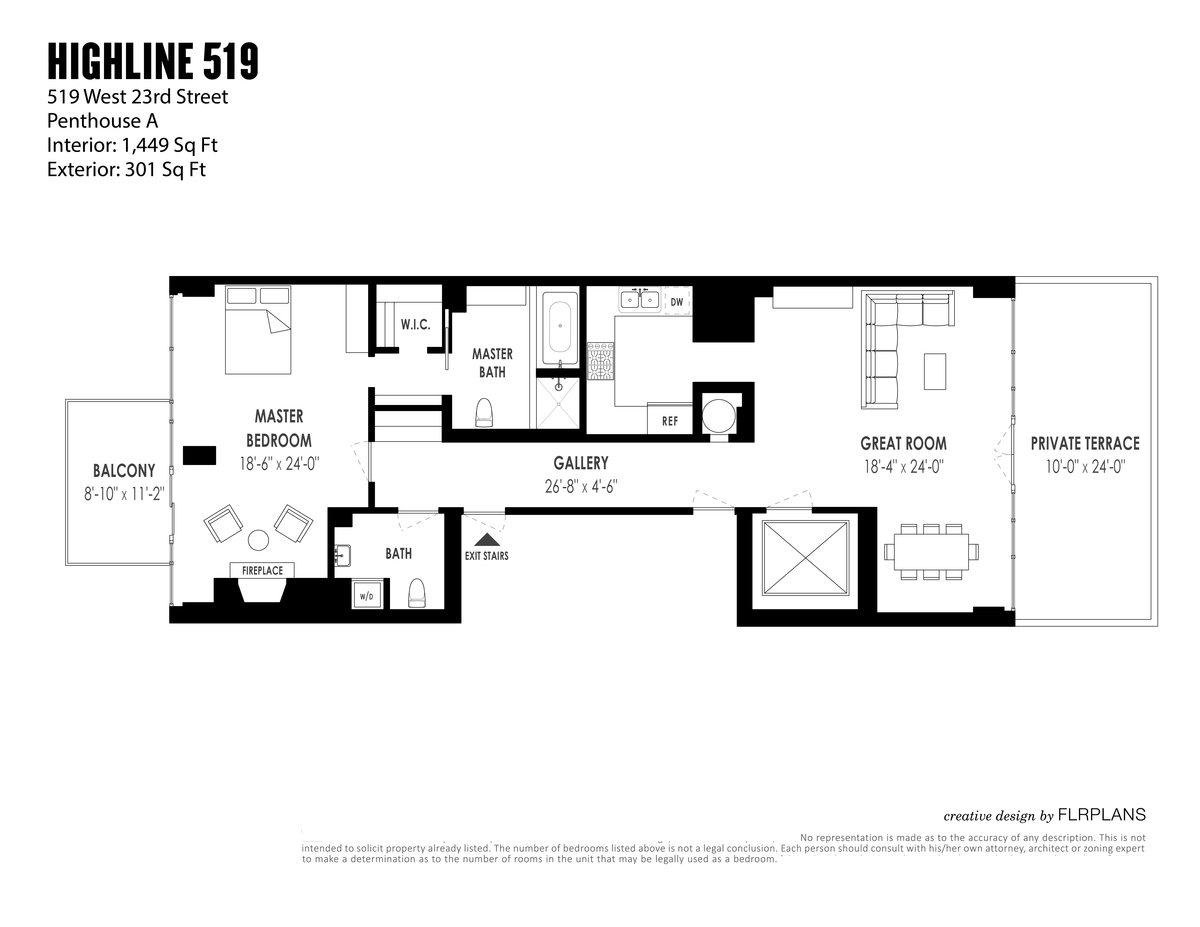 519 West 23rd Street, Unit PHA Manhattan, NY 10011 - Photo 12 of 12