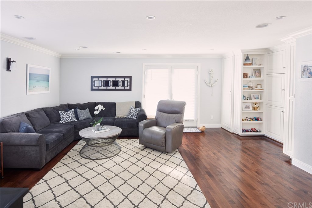 4908 West 136th Street Hawthorne, CA 90250 - Photo 15 of 30 Great room/den with French doors to the rear yard