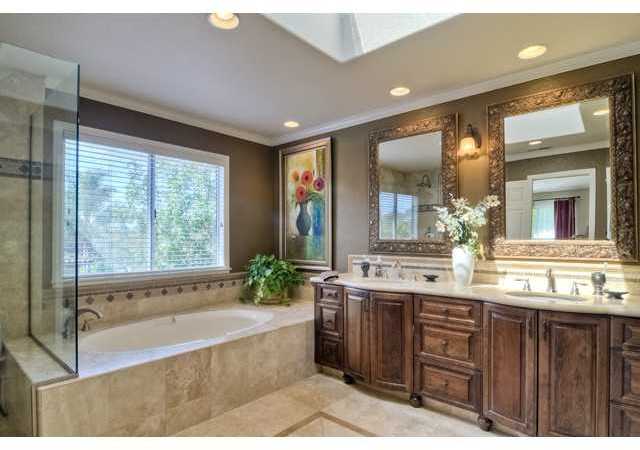 2825 Crystal Ridge Road Encinitas, CA 92024 - Photo 18 of 25 Luxurious master bathroom with dual vanities, large walk in closet and heated floors!