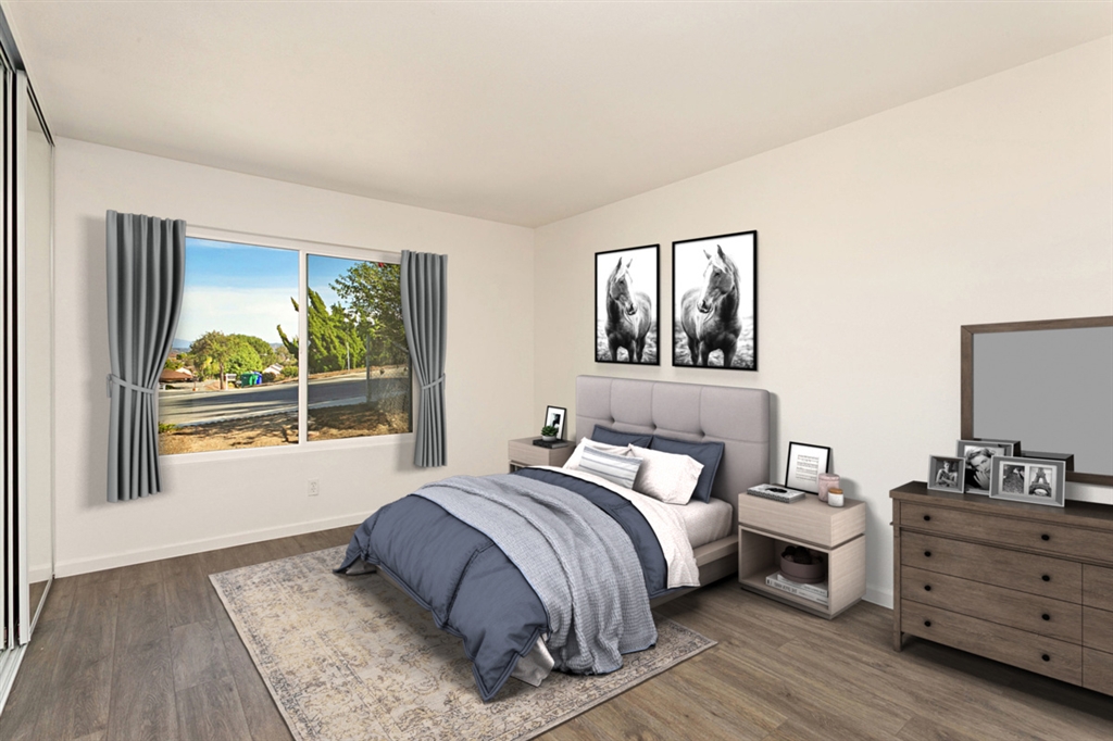 1367 Panorama Ridge Road Oceanside, CA 92056 - Photo 8 of 22 Master bedroom with large closet with mirrored doors.