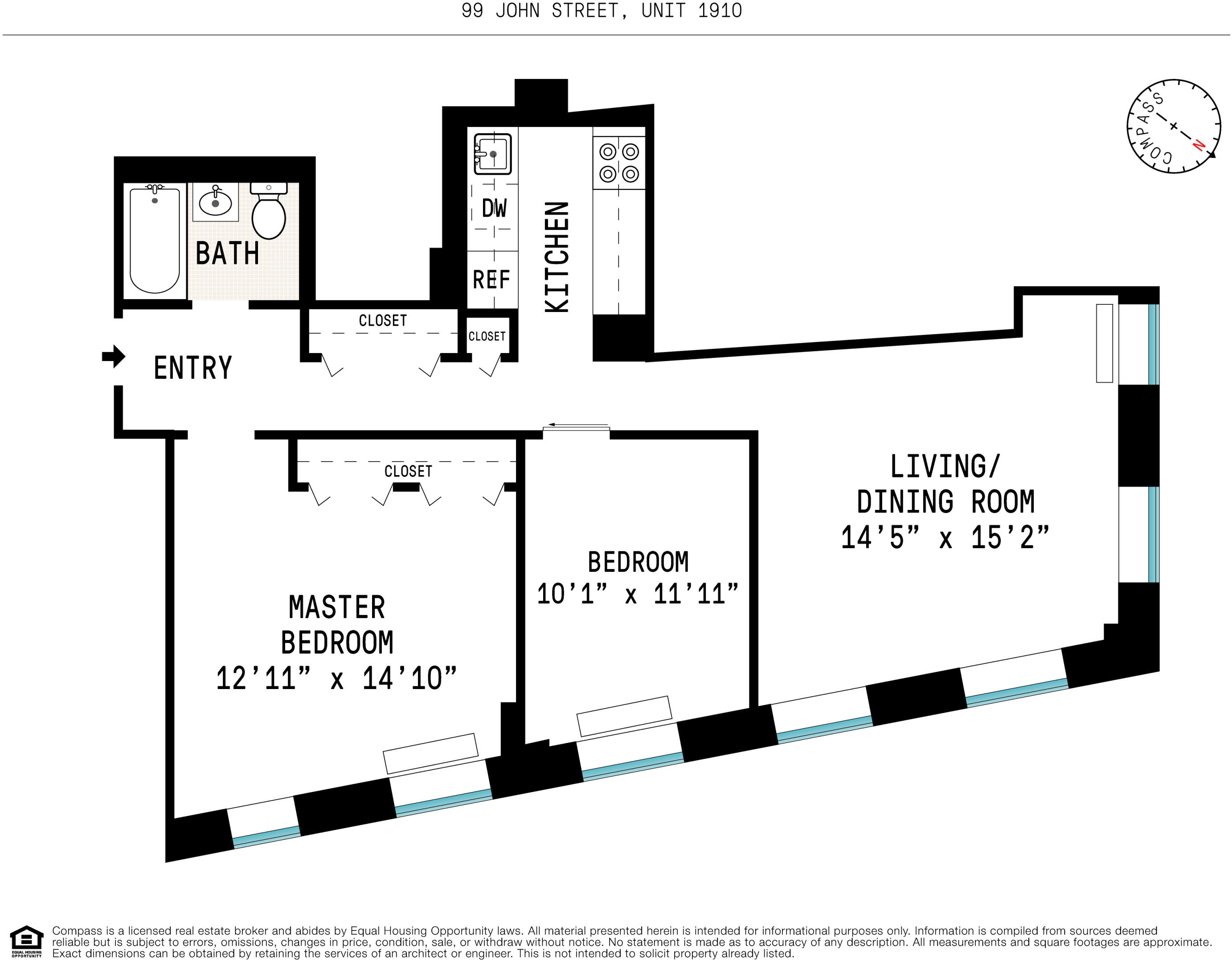 99 John Street, Unit 1910 Manhattan, NY 10038 - Photo 12 of 12