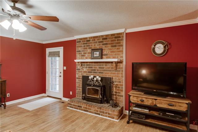 4924 Ash Hill Road Spring Hill, TN 37174 - Photo 4 of 26 Cozy up and relax on those cold winter nights in front of your wood burning fireplace. Beautiful brick hearth and detailed wood mantle make this a family favorite spot.