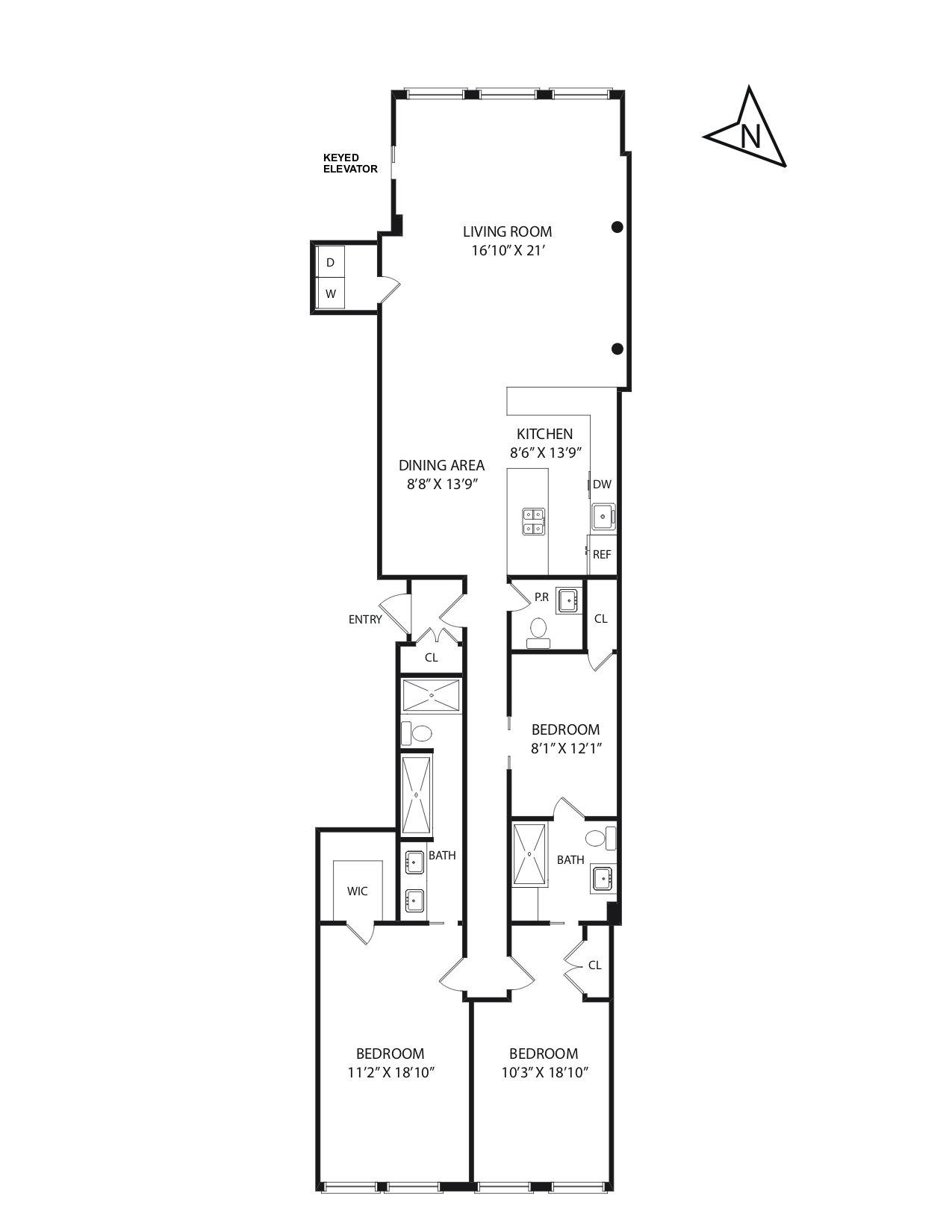 50 Walker Street, Unit 2A Manhattan, NY 10013 - Photo 18 of 19