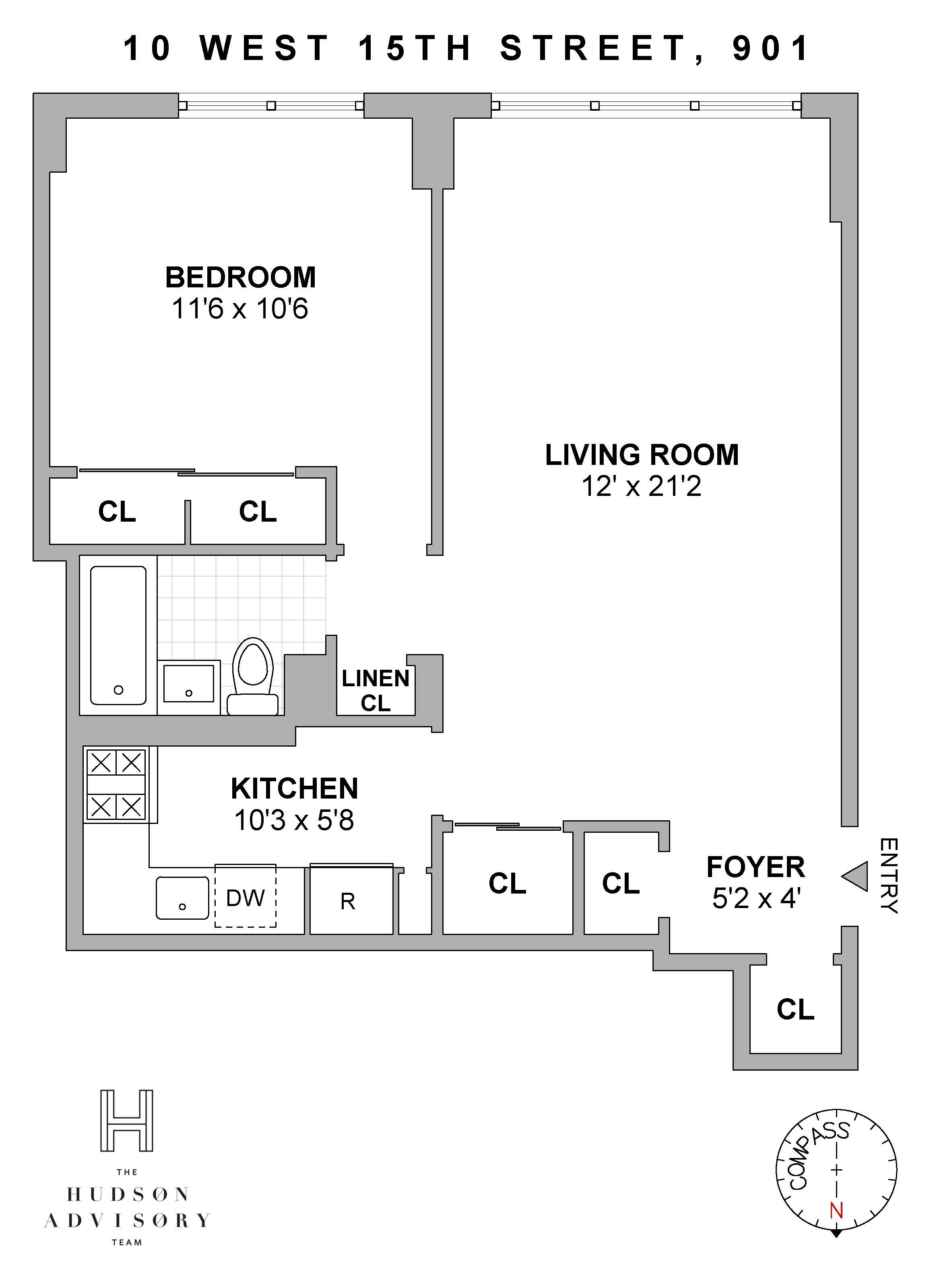 10 West 15th Street, Unit 901 Manhattan, NY 10011 - Photo 6 of 6