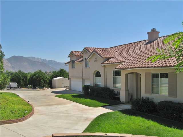 15947 Fruitvale Road Valley Center, CA 92082 - Photo 1 of 18 Front of Home with Palomar Mtn Views.