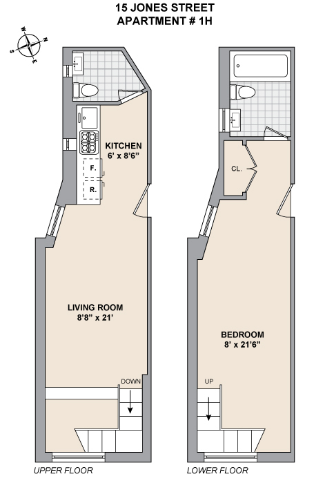 15 Jones Street, Unit 1H Manhattan, NY 10014 - Photo 7 of 7