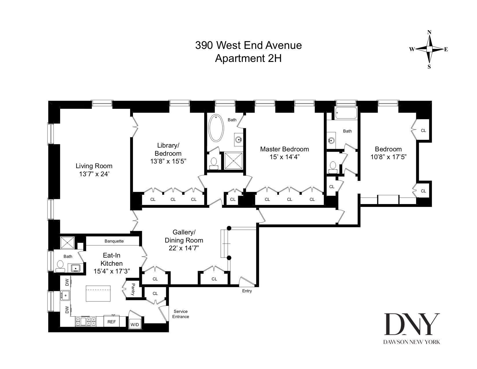 390 West End Avenue, Unit 2H Manhattan, NY 10024 - Photo 16 of 16