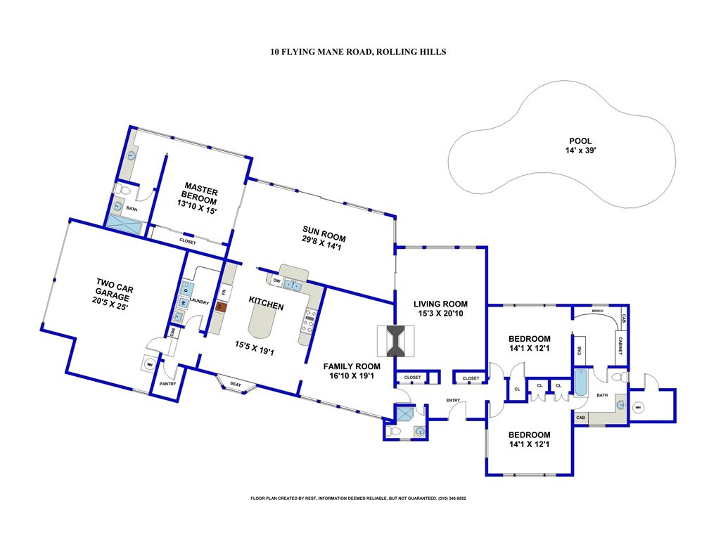 10 Flying Mane Road Rolling Hills, CA 90274 - Photo 18 of 18 Floorplan
