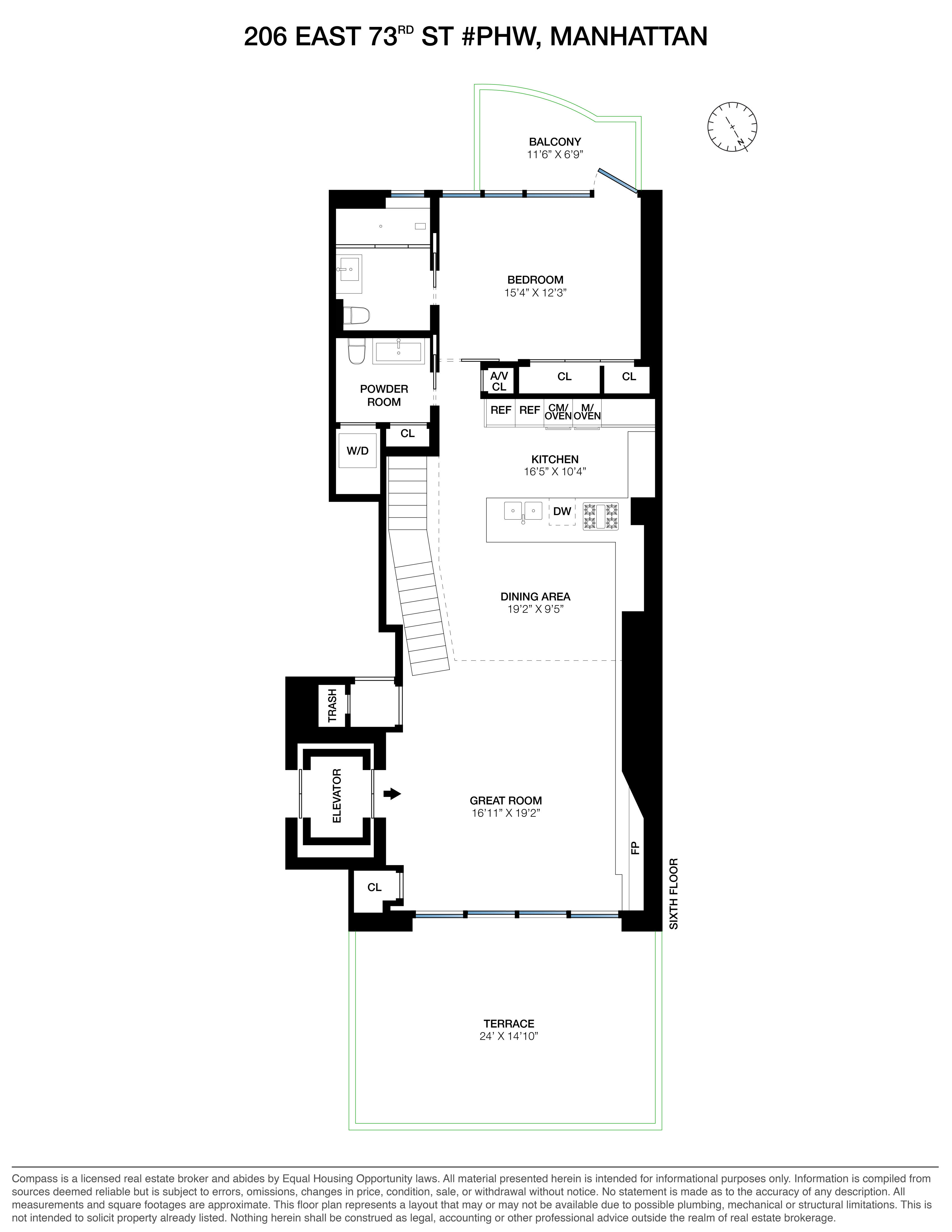 206 East 73rd Street, Unit PHW Manhattan, NY 10021 - Photo 19 of 21