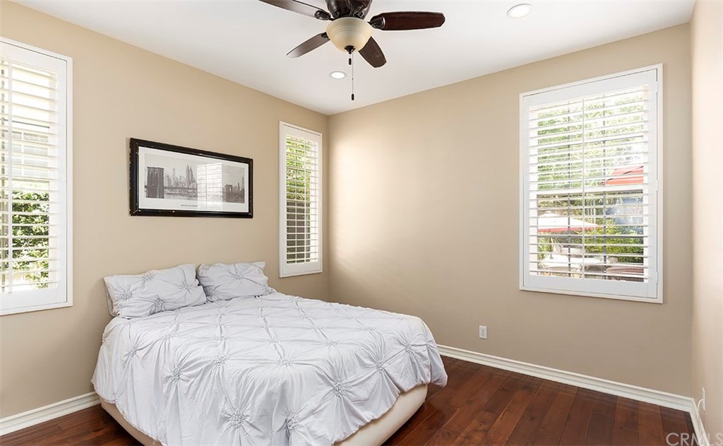 20 Winfield Drive Ladera Ranch, CA 92694 - Photo 18 of 47 Downstairs bedroom with Plantation Shutters and gorgeous views of the entertainers yard ~