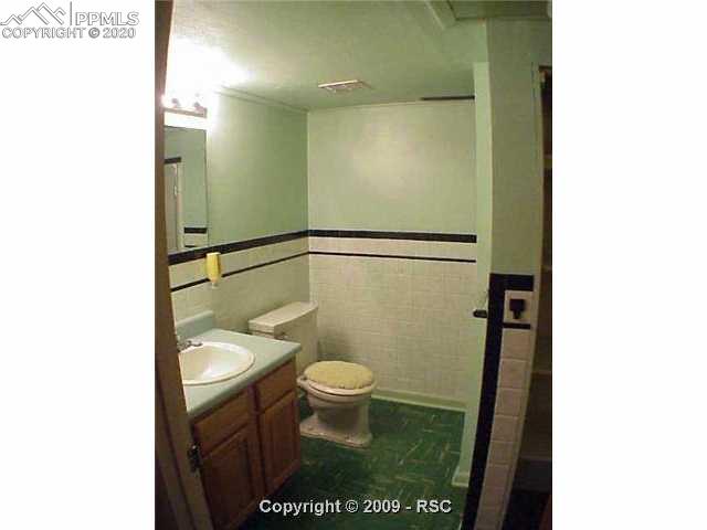 1320 Sunset Road Colorado Springs, CO 80909 - Photo 13 of 16 Downstairs 3/4 Bath with Closet