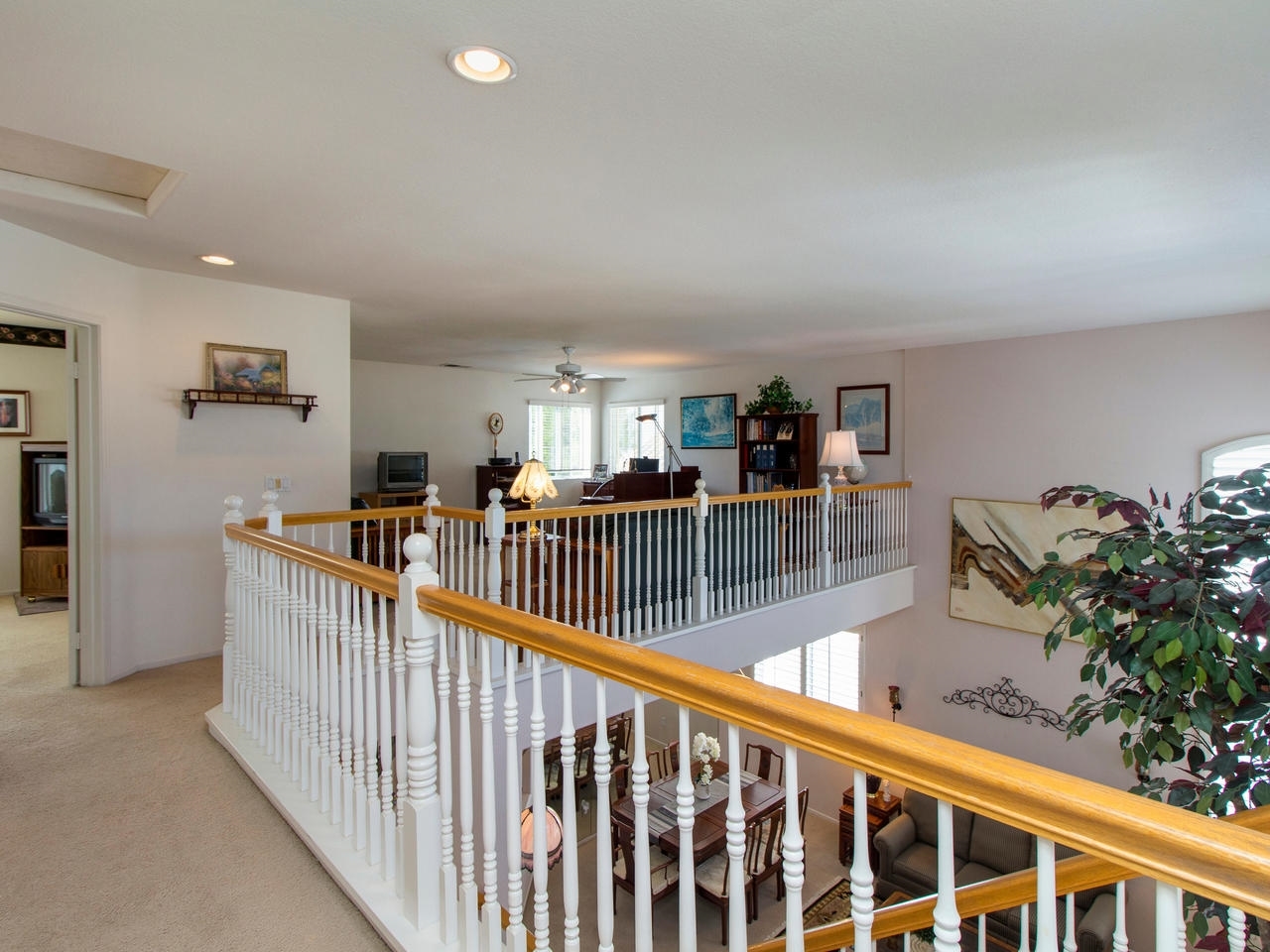 6047 Piros Way Oceanside, CA 92056 - Photo 15 of 25 As you head upstairs there are two Bedrooms which share the 2nd full Bathroom which is located in the hallway.