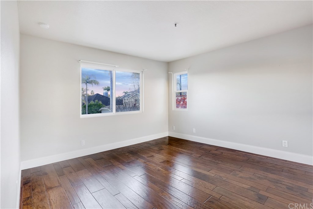 6 Via Colorso San Clemente, CA 92672 - Photo 17 of 32 Upstairs Bedroom #2, also with hard wood floors, and gorgeous outside views!