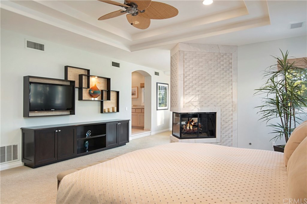 23 Emerald Glen Laguna Niguel, CA 92677 - Photo 29 of 56 Mater suite with gorgeous basketweave fireplace