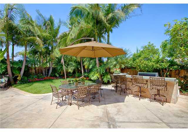 5255 Greenwillow Lane San Diego, CA 92130 - Photo 8 of 25 Resort-styled private backyard with built-in BBQ & seating; Wonderful Southwest Exposure!