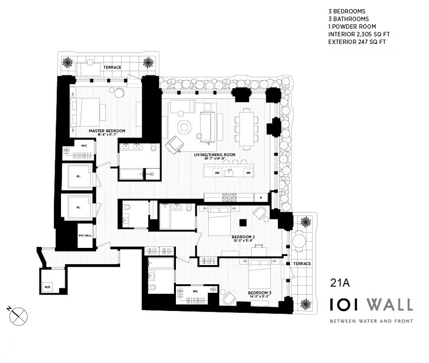 101 Wall Street, Unit 21A Manhattan, NY 10005 - Photo 22 of 22