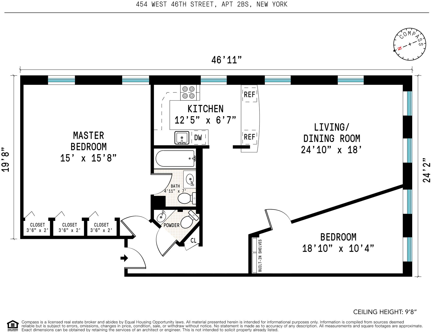 454 West 46th Street, Unit 2BS Manhattan, NY 10036 - Photo 11 of 11