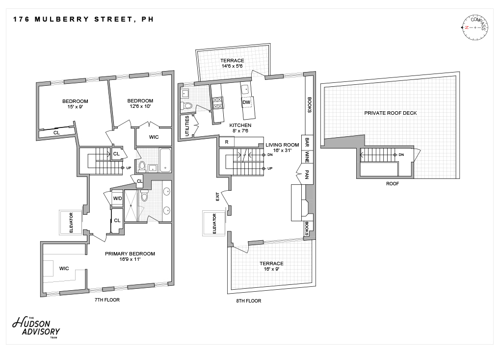 176 Mulberry Street, Unit PH Manhattan, NY 10013 - Photo 24 of 24