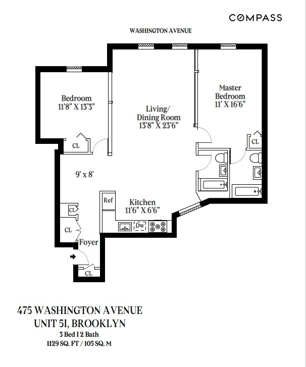 475 Washington Avenue, Unit 5I Brooklyn, NY 11238 - Photo 2 of 3